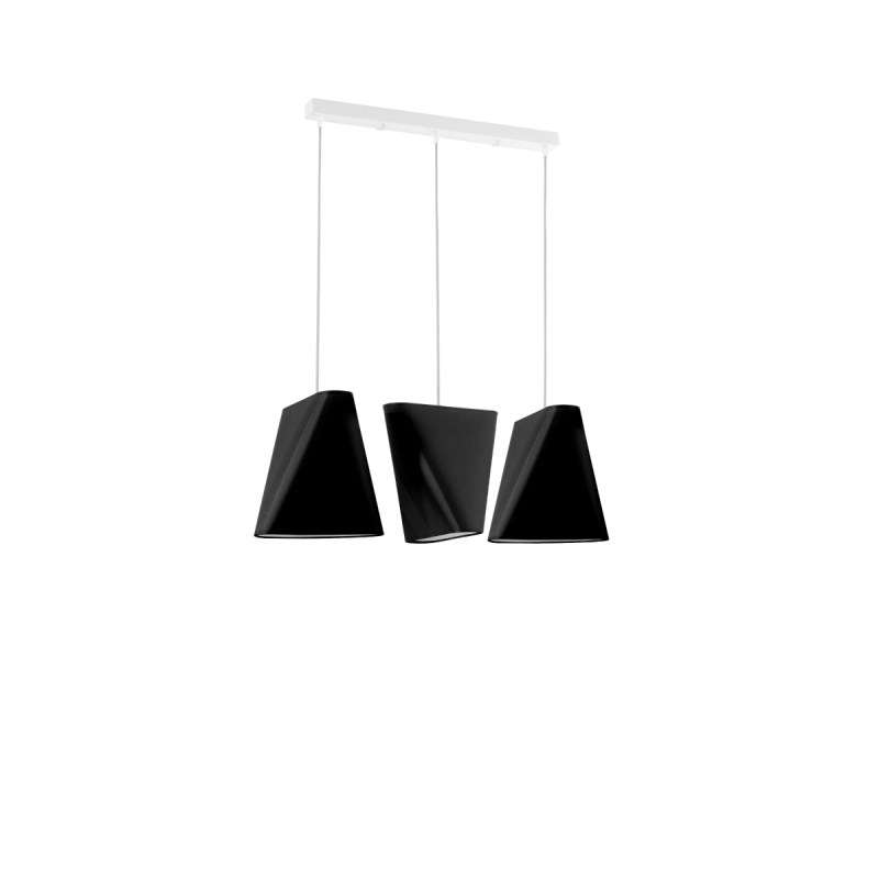 Żyrandol BLUM 3 czarny SOLLUX SL.0772