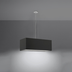 Żyrandol SANTA BIS 80 czarny SOLLUX SL.0780