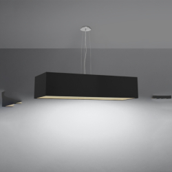 Żyrandol SANTA 120 czarny SOLLUX SL.0782