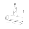 Żyrandol SANTA 120 czarny SOLLUX SL.0782