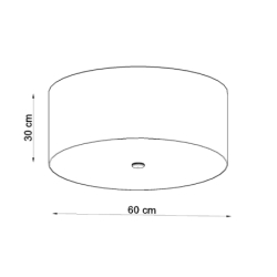 Plafon OTTO 60 biały SOLLUX SL.0791