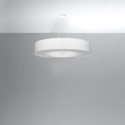 Żyrandol SATURNO 90 biały SOLLUX SL.0795