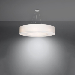 Żyrandol SATURNO 90 biały SOLLUX SL.0795