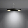 Żyrandol SATURNO SLIM 90 czarny SOLLUX SL.0798