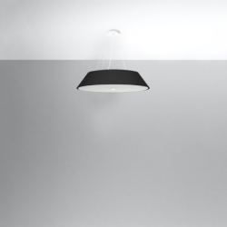 Żyrandol VEGA 70 czarny SOLLUX SL.0820