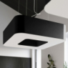 Żyrandol URANO 80 czarny SOLLUX SL.0828