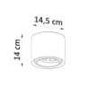 Plafon ceramiczny KALU SOLLUX SL.0841