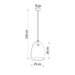 Lampa wisząca ceramiczna BUKANO SOLLUX SL.0842