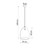 Lampa wisząca ceramiczna BUKANO SOLLUX SL.0842