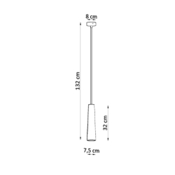 Lampa wisząca ceramiczna ELECTRA SOLLUX SL.0845