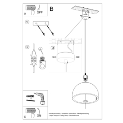Lampa wisząca PABLITO SOLLUX SL.0847