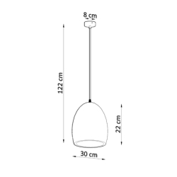 Lampa wisząca ceramiczna FLAWIUSZ SOLLUX SL.0848