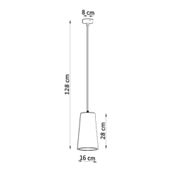 Lampa wisząca ceramiczna GULCAN SOLLUX SL.0849