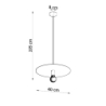 Lampa wisząca FLAVIO biała SOLLUX SL.0852