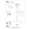 Lampa wisząca FLAVIO biała SOLLUX SL.0852