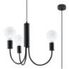 Żyrandol PICCOLO 3 czarny SOLLUX SL.0856