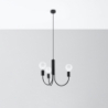 Żyrandol PICCOLO 3 czarny SOLLUX SL.0856