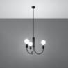 Żyrandol PICCOLO 3 czarny SOLLUX SL.0856