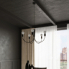 Żyrandol PICCOLO 3 czarny SOLLUX SL.0856