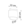 Kinkiet IMPACT czarny SOLLUX SL.0858