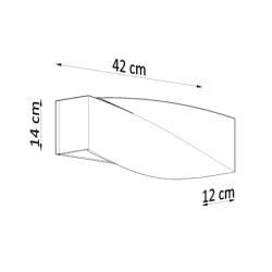 Kinkiet SIGMA szary SOLLUX SL.0869