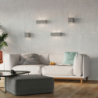 Kinkiet ceramiczny LEO szary SOLLUX SL.0871