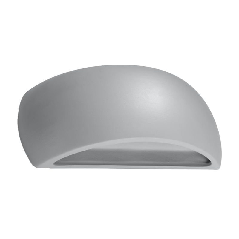 Kinkiet ceramiczny PONTIUS szary SOLLUX SL.0875