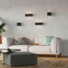 Kinkiet ceramiczny VEGA czarny SOLLUX SL.0878