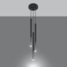 Lampa wisząca MOZAICA 3P czarny/chrom SOLLUX SL.0887