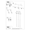 Lampa wisząca MOZAICA 3L czarny/złoto SOLLUX SL.0892