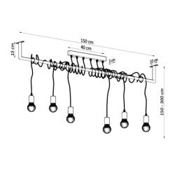 Żyrandol SALAMANCA 6 SOLLUX SL.0896