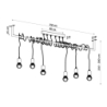Żyrandol SALAMANCA 6 SOLLUX SL.0896