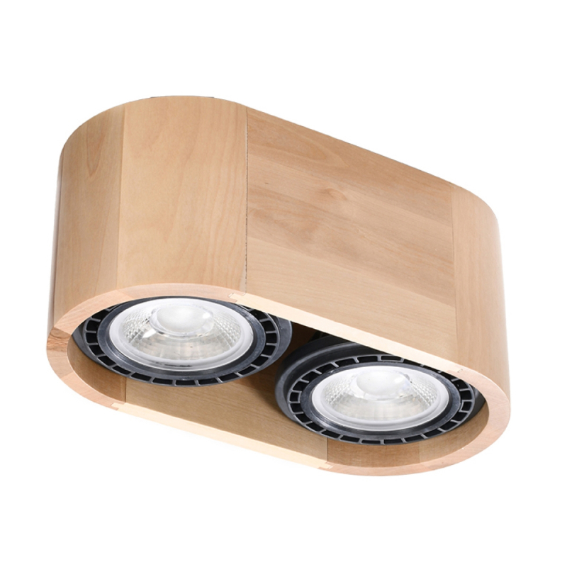 Plafon BASIC 2 naturalne drewno SOLLUX SL.0914