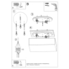 Plafon HORUS 55 czarny SOLLUX SL.0920