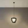 Lampa wisząca TRES czarna SOLLUX SL.0930