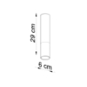 Plafon LOOPEZ czarny/chrom SOLLUX SL.0939
