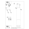 Plafon LOOPEZ czarny/chrom SOLLUX SL.0939