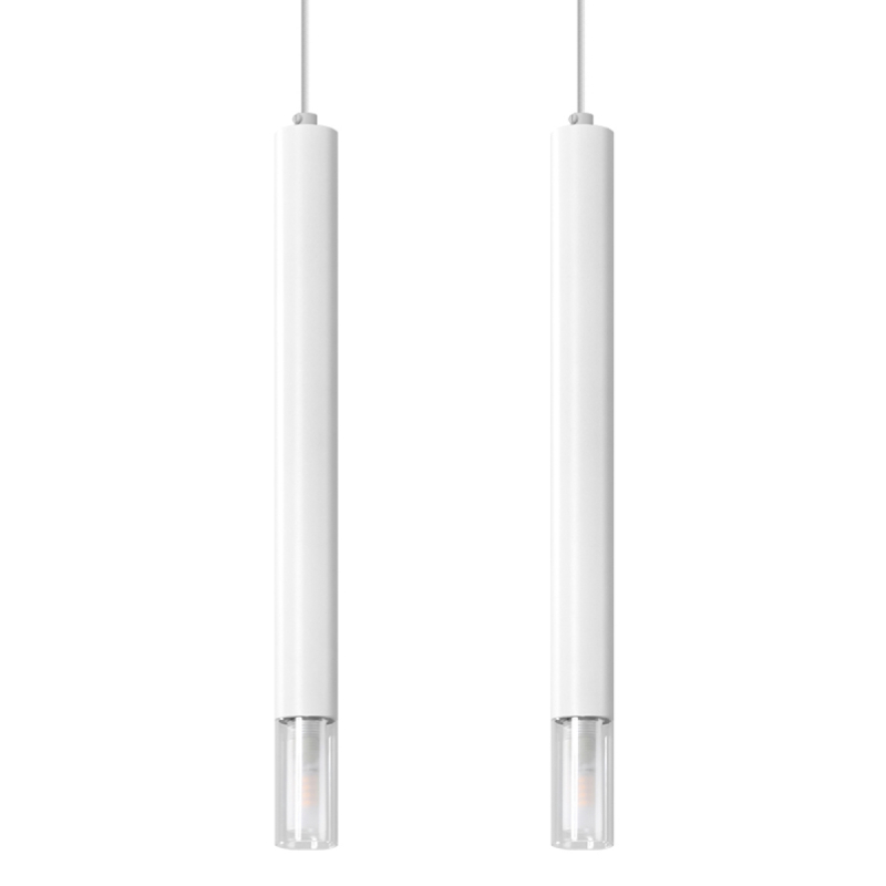 Lampa wisząca WEZYR 2 biała SOLLUX SL.0958