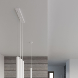 Lampa wisząca WEZYR 2 biała SOLLUX SL.0958
