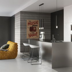 Lampa wisząca WEZYR 2 czarna SOLLUX SL.0961