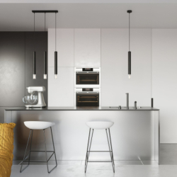 Lampa wisząca WEZYR 2 czarna SOLLUX SL.0961