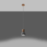 Lampa wisząca QUBIC szara SOLLUX SL.0964
