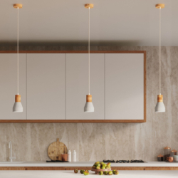 Lampa wisząca QUBIC szara SOLLUX SL.0964