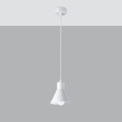 Lampa wisząca TALEJA 1 biała [E27] SOLLUX SL.0983