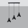 Lampa wisząca TALEJA 3 czarna [E27] SOLLUX SL.0986