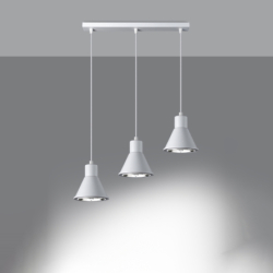 Lampa wisząca TAZILA 3 biała [ES111] SOLLUX SL.0988