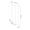 Lampa wisząca TAZILA 3 biała [ES111] SOLLUX SL.0988
