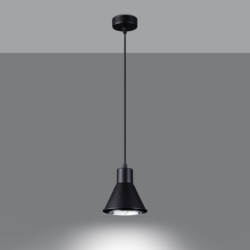 Lampa wisząca TAZILA 1 czarna [ES111] SOLLUX SL.0989