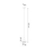 Lampa wisząca TAZILA 1 czarna [ES111] SOLLUX SL.0989