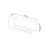 Kinkiet VEGA 30 beton SOLLUX SL.0992